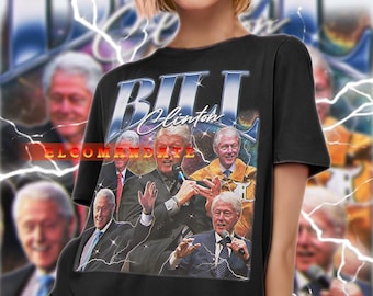 BILL CLINTON Shirt, Bill Clinton Vintage Shirt, Bill Clinton Retro 90s Tshirt, Bill Clinton Bootleg Tee, Bill Clinton Sweater,  Clinton Tee