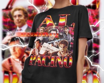 Al Pacino Vintage Style T-Shirt: 90er Jahre Retro Bootleg Tee