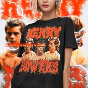 Camisa de Henry Bowers, camisa vintage de Henry Bowers, camiseta retro de los 90 de Henry Bowers, camiseta pirata de Henry Bowers, suéter de Henry Bowers