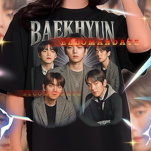 BAEKHYUN Shirt, Baekhyun Vintage Shirt, Baekhyun Retro Tshirt, Baekhyun Bootleg Tee, EXO Kpop Shirt