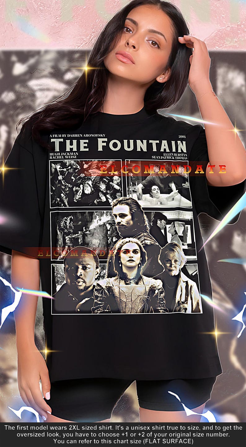 The Fountain Shirt, The Fountain Retro 90s Tshirt, Vintage Sweater, The Fountain Bootleg Tees, Hugh Jackman, Darren Aronofsky image 1