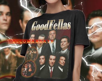 Maglietta vintage GOODFELLAS, maglietta omaggio Goodfellas, magliette fan Goodfellas, maglione retrò anni '90 Goodfellas, regalo Goodfellas Merch