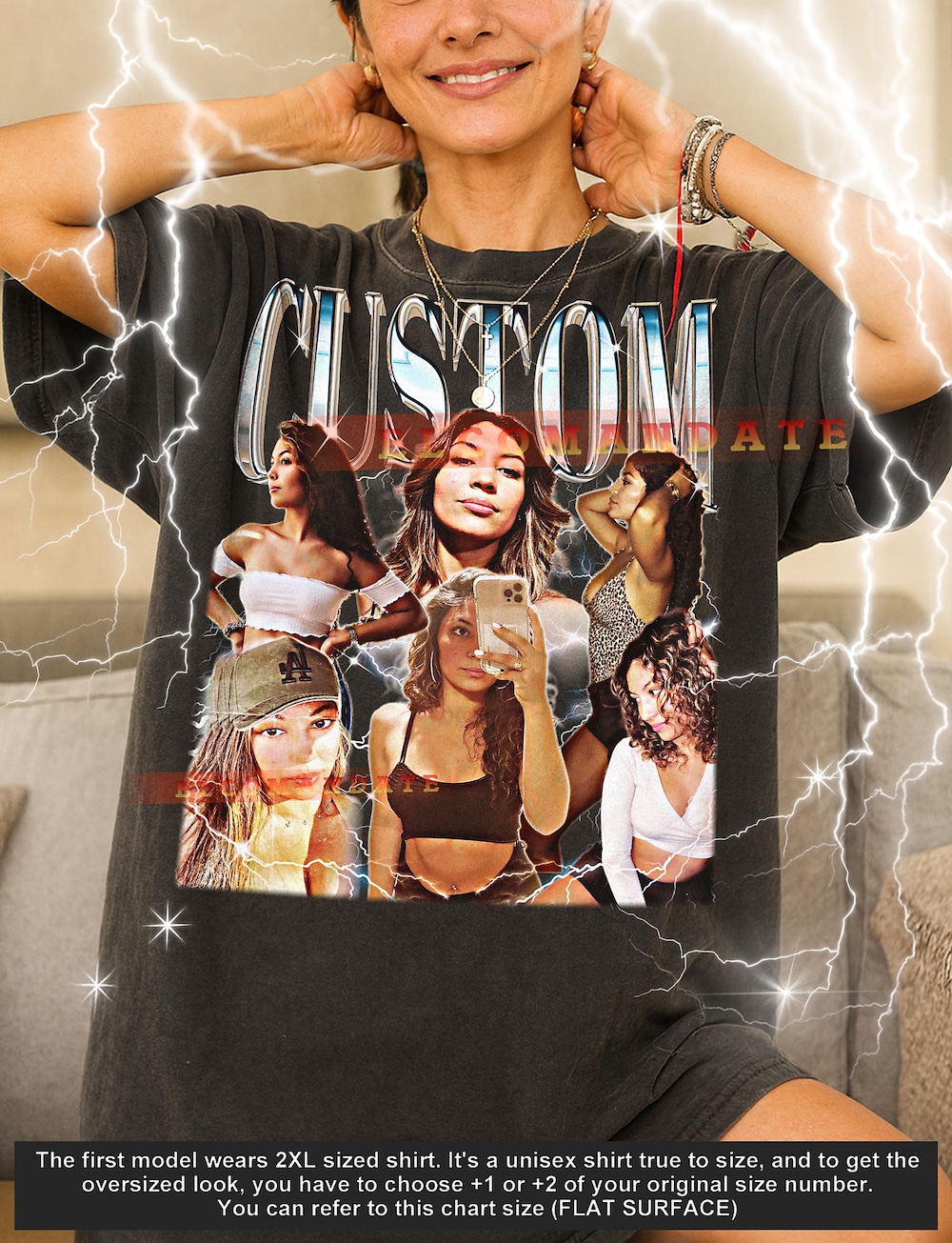 Custom Retro Style Shirt, Custom Personalized Shirt, Custom Gf Shirt, Custom Unique Tee, Custom 90S Bootleg, Custom Vintage Gift Bespoketshirt