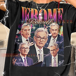 JEROME POWELL Bootleg Shirt, Jerome Powell Retro Tees, Rate Watcher T-Shirt, Monetary Mind Longsleeve, Powell Policy Vintage Sweater