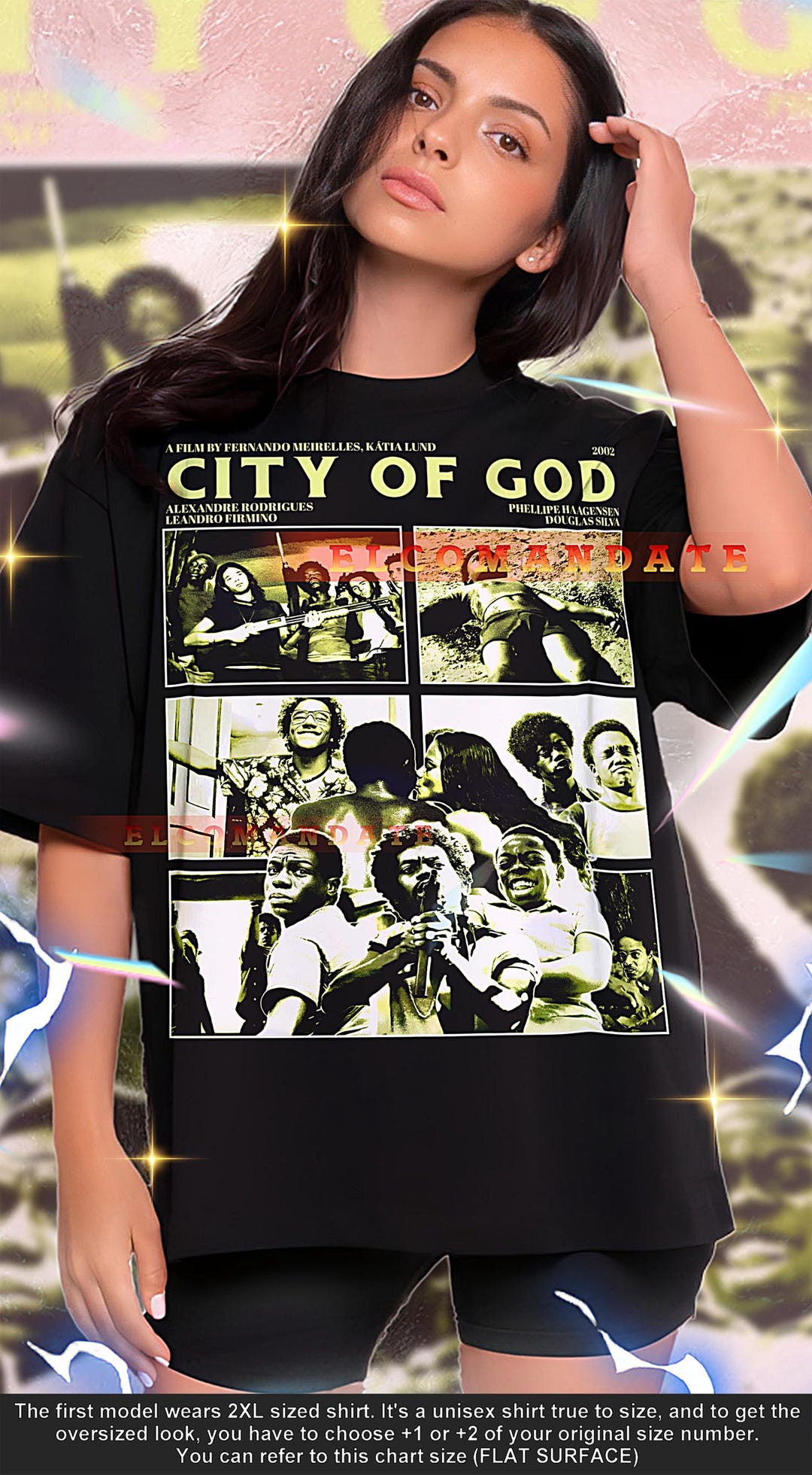 VINTAGE CITY OF GOD movie t ムービーt シャツ CITY OF GOD Shirt, City of God Vintage Shirt, City of God Retro