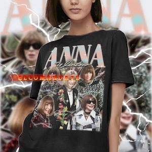ANNA WINTOUR Vintage-Shirt, Anna Wintour Hommage-T-Shirt, Anna Wintour-Fan-T-Shirts, Anna Wintour Retro 90er Jahre Pullover, Anna Wintour Merch Geschenk