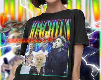 JONGHYUN SHINEE Bootleg Shirt, Jonghyun Shinee Retro Tees, Gentle
