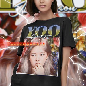YOO JEONG-YEON Vintage Shirt, Yoo Jeong-Yeon Homage Tshirt, Yoo Jeong-Yeon Fan Tees, Yoo Jeong-Yeon Retro 90s Sweater, Yoo Jeong-Yeon Merch