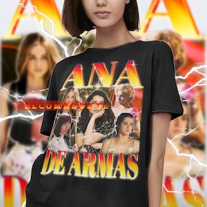 ANA DE ARMAS Shirt, Ana De Armas Vintage Shirt, Ana De Armas Retro 90s Tshirt, Ana De Armas Sweatshirt, Ana De Armas Longsleeve