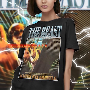 KUNGFU HUSTLE The Beast Vintage Shirt, Kungfu Hustle Homage Tshirt, Kungfu Hustle Fan Tees, Kungfu Hustle Retro 90s Sweater, Siu Lung Leung