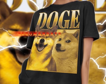 DOGE Shirt, Doge Vintage Shirt, Doge Retro 90s Tshirt, Doge