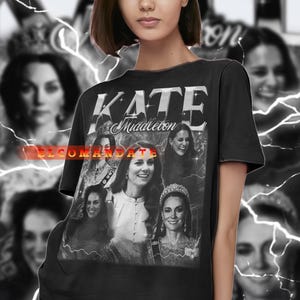 KATE MIDDLETON Vintage Shirt, Kate MIDDLETON Hommage Tshirt, Kate MIDDLETON T-Shirt, Retro 90er Jahre Pullover, Kate MIDDLETON Merch