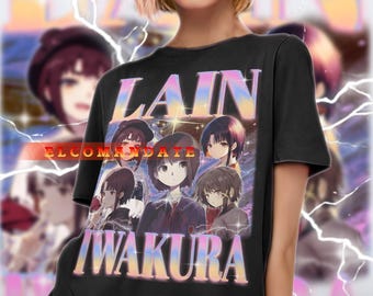 SERIAL EXPERIMENTS LAIN Vintage Shirt, Serial Experiments Lain