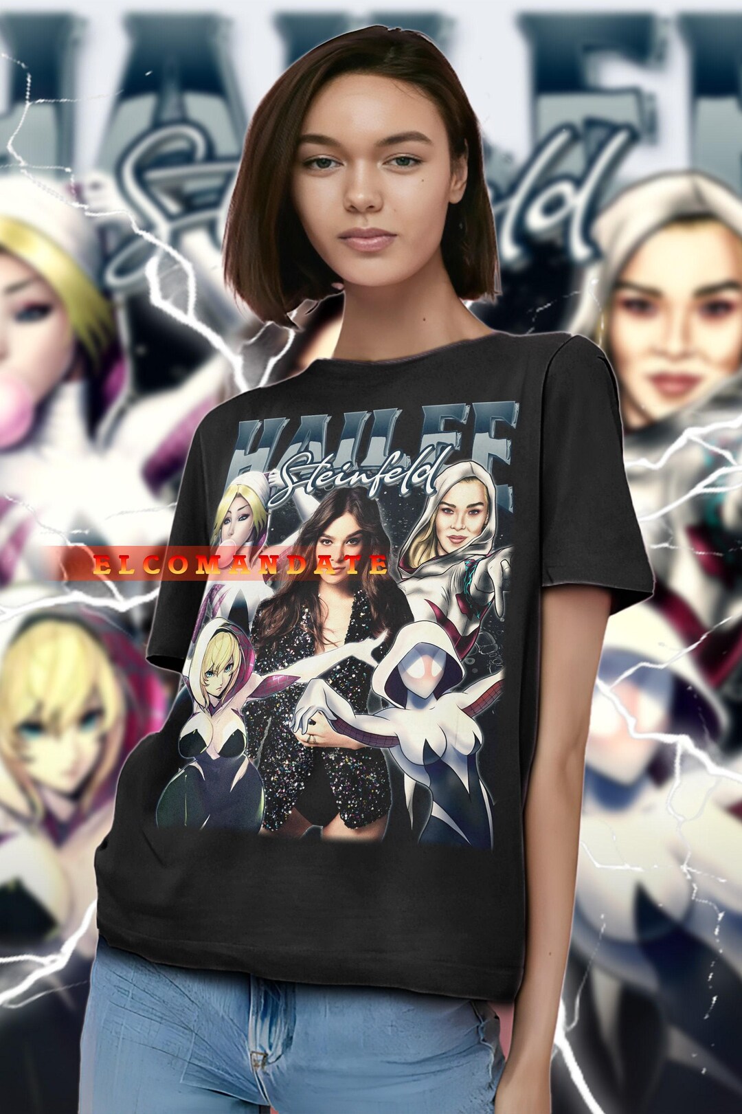 HAILEE STEINFELD Vintage Shirt, Hailee Steinfeld Homage Tshirt