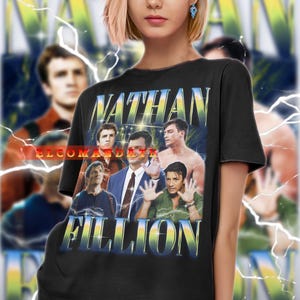 NATHAN FILLION Shirt, Nathan Fillion Vintage Shirt, Nathan Fillion Retro 90s Tshirt, Nathan Fillion Bootleg Tee, Nathan Fillion Sweater
