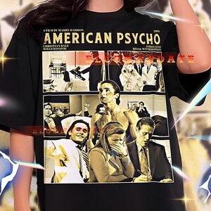 American Psycho Shirt, American Psycho Retro 90s Tshirt, Vintage Sweater, American Psycho Bootleg Tees, Patrick Bateman