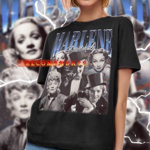 MARLENE DIETRICH Shirt, Marlene Dietrich Vintage Shirt, Marlene Dietrich Retro 90s Tshirt, Marlene Dietrich Bootleg Tee, Marlene Sweater