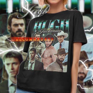 HUGH JACKMAN Homage Shirt, Hugh Jackman Vintage Shirt, Hugh Jackman Retro 90s Tshirt, Hugh Jackman Bootleg Tee, Hugh Jackman Sweater