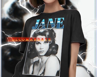 Actress JANE FONDA Homage Shirt, Jane Fonda Vintage Tshirt, Jane Fonda Fan Tees, Jane Fonda Retro 90s Sweater, Jane Fonda Merch Gift, Jane
