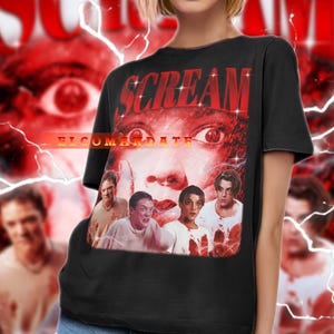 SCREAM Homage Shirt, Scream Retro Shirt, Scream 90s Tshirt, Scream Bootleg Tee, Scream Fan Tee