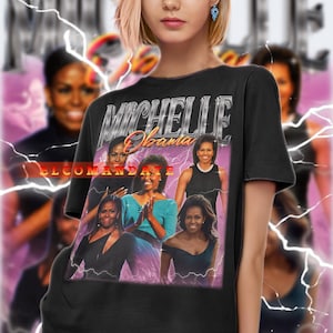 MICHELLE OBAMA Shirt, Michelle Obama Vintage Shirt, Michelle Obama Retro 90s Tshirt, Michelle Obama Sweatshirt, Michelle Obama Longsleeve