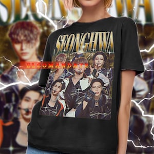 SEONGHWA Homage Shirt, Seonghwa Retro Shirt, Seonghwa 90s Tshirt, Seonghwa Bootleg Tee, Seonghwa Fan Tee