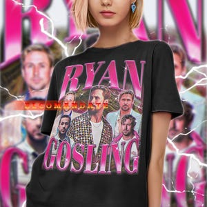RYAN GOSLING Shirt, Ryan Gosling Vintage Shirt, Ryan Gosling Retro 90s Tshirt, Ryan Gosling Bootleg Tee, Ryan Gosling, Emma Stone Tee