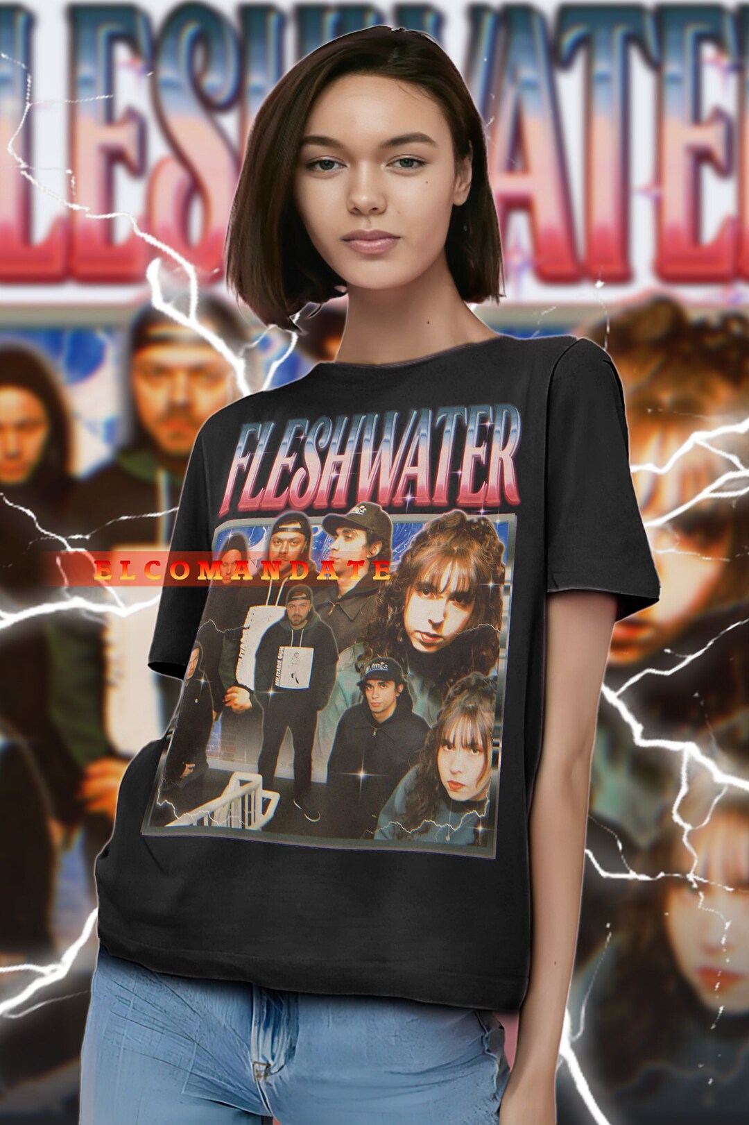 FLESHWATER Vintage Shirt, Fleshwater Homage Tshirt, Fleshwater Fan Tees ...