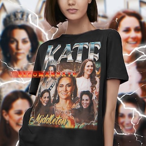 KATE MIDDLETON Vintage Shirt, Kate MIDDLETON Hommage Tshirt, Kate MIDDLETON T-Shirt, Retro 90er Jahre Pullover, Kate MIDDLETON Merch
