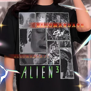 Alien Movie Shirt, Alien Retro 90s Tshirt, Vintage Sweater, Alien Bootleg Tees, Sigourney Weaver, Sci-Fi Horror Classic