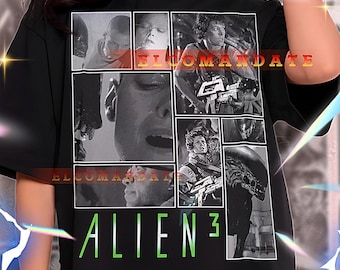 Alien Movie Shirt, Alien Retro 90s Tshirt, Vintage Sweater, Alien Bootleg Tees, Sigourney Weaver, Sci-Fi Horror Classic