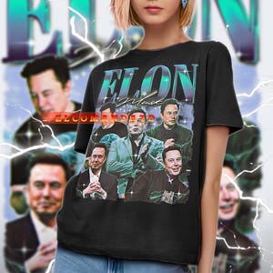 ELON MUSK Shirt, Elon Musk Vintage Shirt, Elon Musk Retro 90s Tshirt, Elon Musk Bootleg Tee, Elon Musk Sweater, SpaceX Shirt