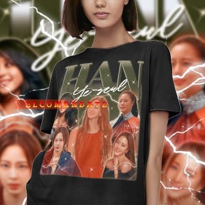 HAN YE-SEUL Vintage Shirt, Han Ye-Seul Homage Tshirt, Han Ye-Seul Fan Tees, Han Ye-Seul Retro 90s Sweater, Han Ye-Seul  Actress Merch Gift