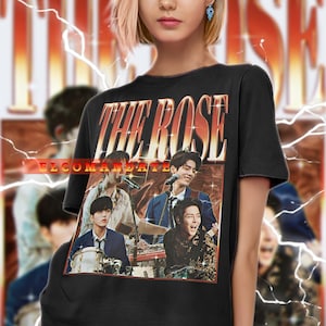 THE ROSE Shirt, The Rose Vintage Shirt, The Rose Retro 90s Tshirt, The Rose Bootleg Tee, The Rose Sweater, Korean Indie Band