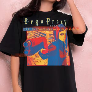 ERGO PROXY Shirt, Ergo Proxy Vintage, Ergo Proxy Retro, Ergo Proxy Bootleg, Ergo Proxy Sweater, Re-l Mayer Shirt, Vincent Law Shirt