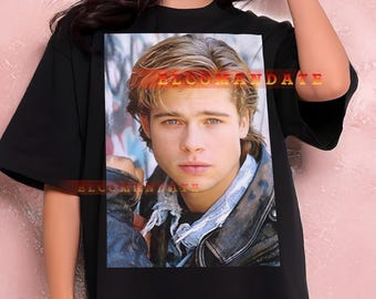 BRAD PITT Shirt, Brad Pitt Vintage Shirt, Brad Pitt Retro 90s Tshirt, Brad Pitt Bootleg Tee, Brad Pitt Sweater, Brad Pitt Fan, 90s Actor