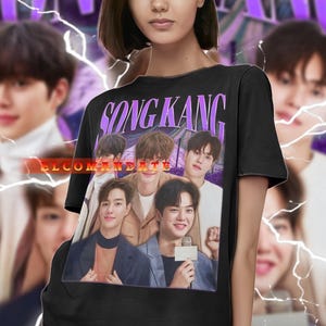 Vintage shirt SONG KANG, T-shirt Song Kang Hommage, T-shirts Song Kang Fan, Song Kang Retro jaren 90 trui Song Kang Merch, Song Kang Merch Gift, Song Kang Navillera