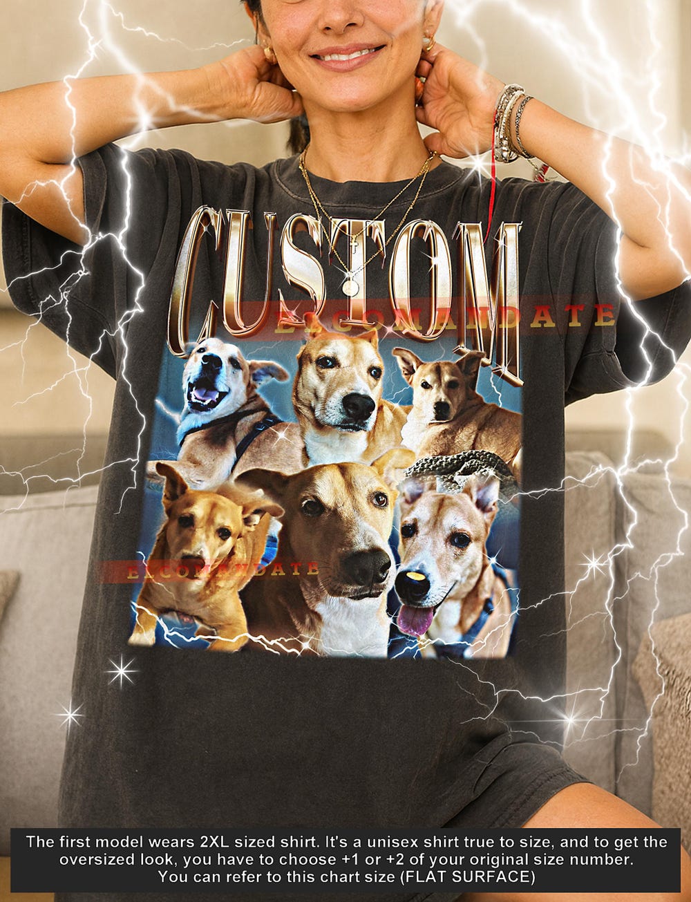Custom 90S Bootleg, Pet Custom Personalized Shirt, Cat Dog Custom Vintage Gift, Custom Unique Tee, Custom Retro Style Shirt, Custom Gf Shirt Bespoketshirt