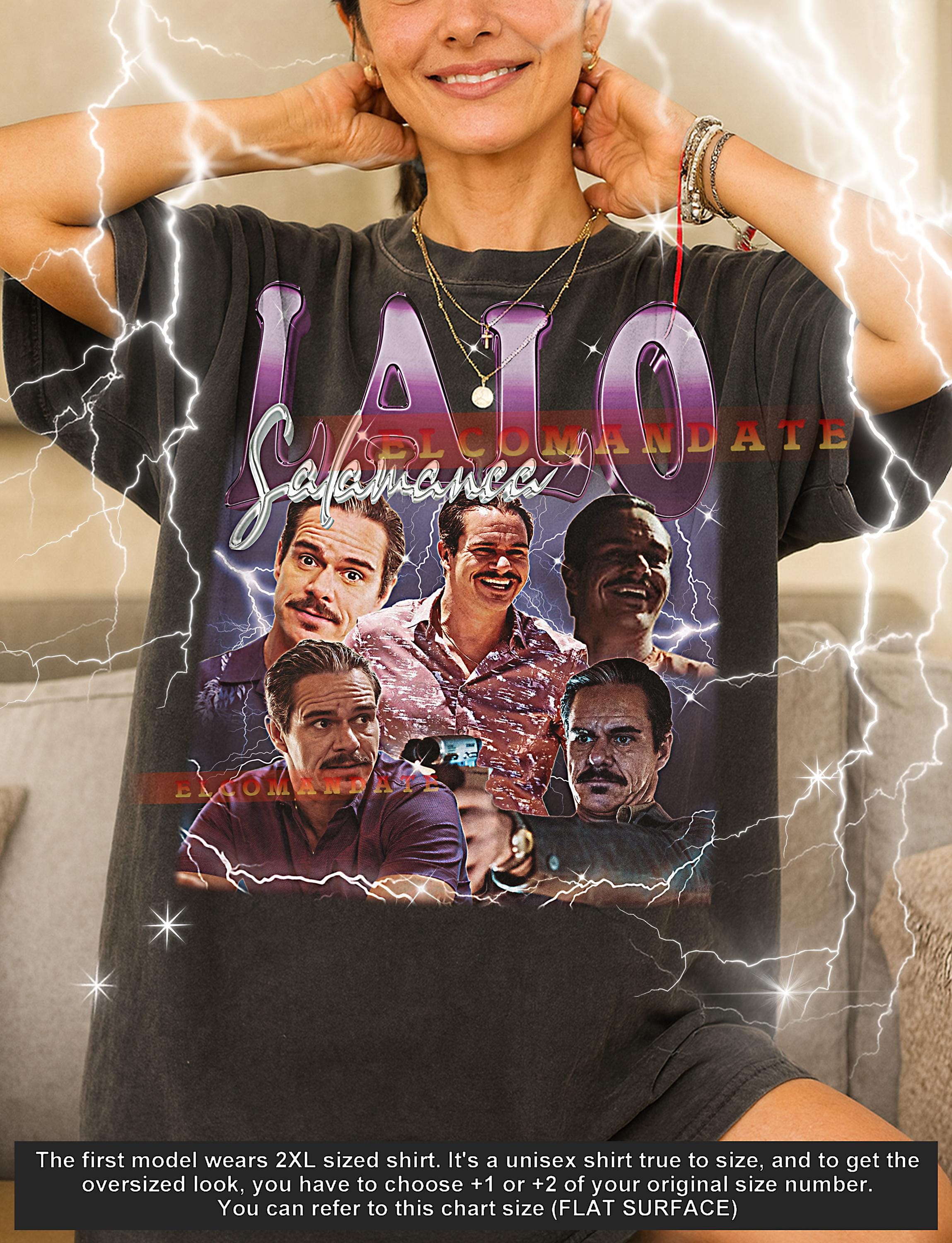【激レア】90s OLD   ビックロゴ ラガーシャツ ラロ・サラマンカ 90年代ヴィンテージTシャツ、ベター・コール・ソウル