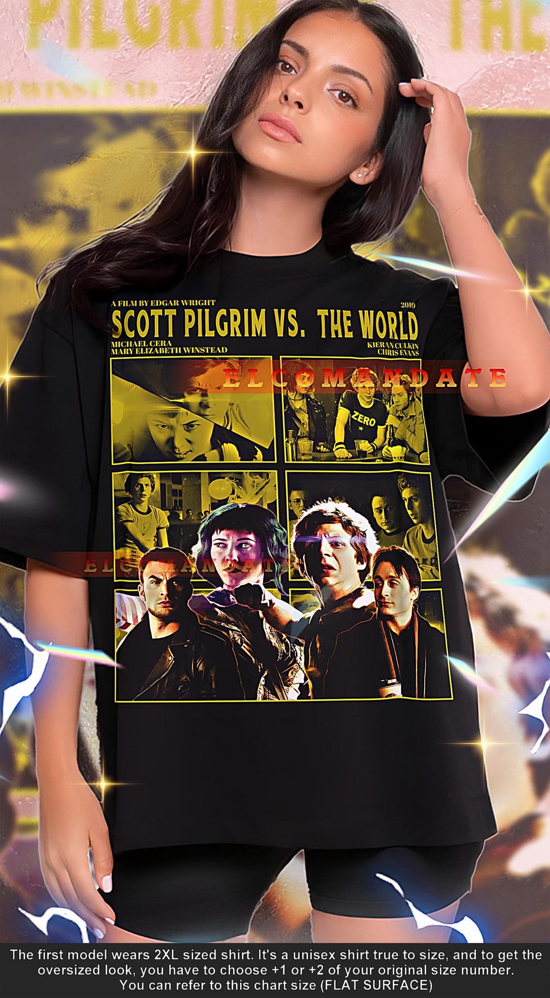 Scott Pilgrim Vs the World Shirt, Scott Pilgrim Retro 90s Tshirt