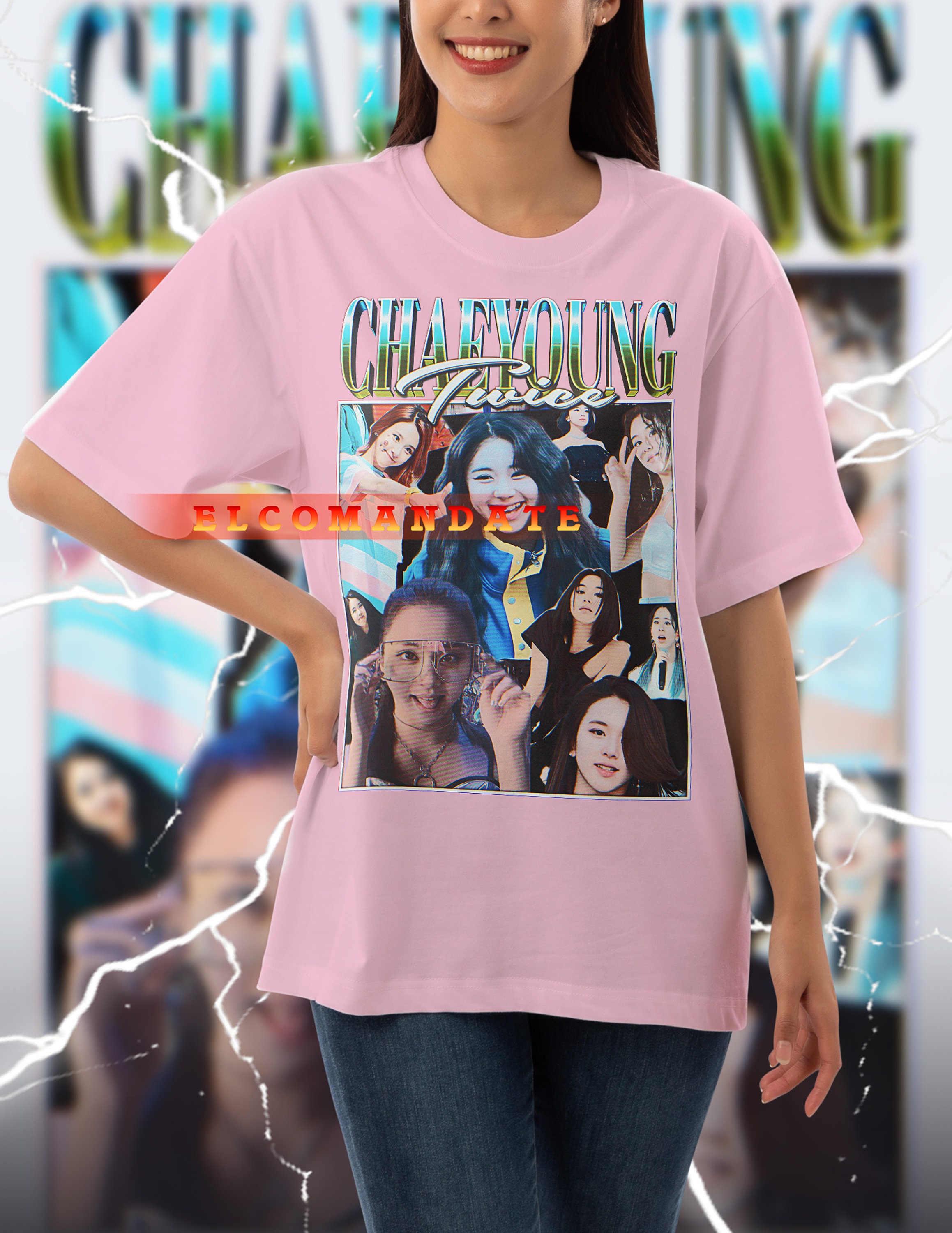 CHAEYOUNG TWICE Vintage Shirt, Chaeyoung Twice Homage Tshirt