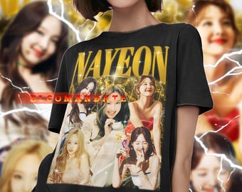 限定版 TWICE ナヨン シャツ ユニセックス メンズ & レディース 90年代