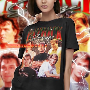 PATRICK SWAYZE Homage Shirt, Patrick Swayze Vintage Tshirt, Patrick Swayze Fan Tees, Patrick Swayze Retro 90s Sweater, Patrick Swayze Merch