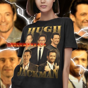 HUGH JACKMAN Vintage Shirt, Hugh Jackman Homage Tshirt, Hugh Jackman Fan Tees, Hugh Jackman Retro 90s Sweater, Hugh Jackman Merch Gift