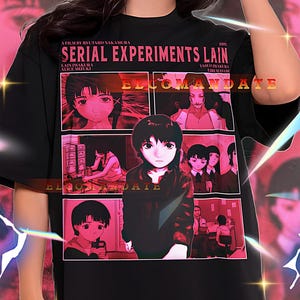Serial Experiments Lain Shirt, Lain Vintage Shirt, Serial Retro Tshirt, Lain Bootleg Tee, Cyberpunk Anime Shirt