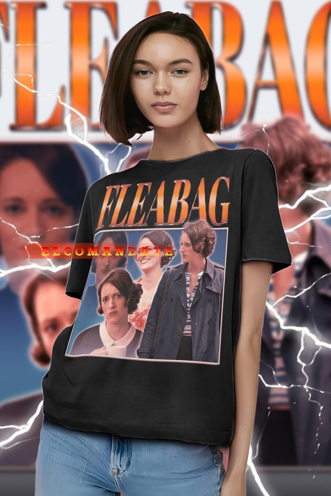 COMEDY FLEABAG Vintage Shirt Comedy Fleabag Homage Tshirt Comedy 