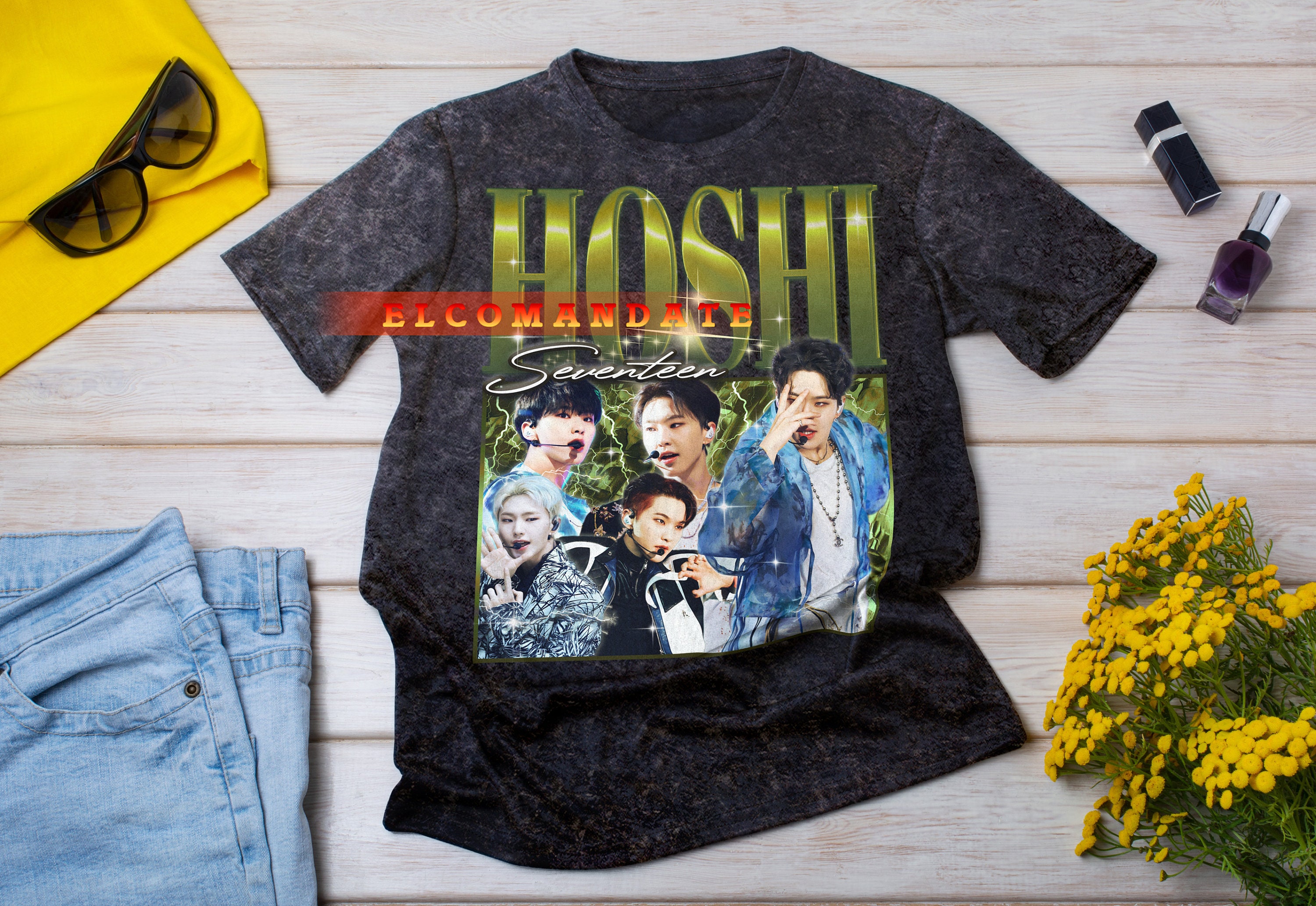 HOSHI SEVENTEEN Vintage Shirt, Hoshi Seventeen Homage Tshirt