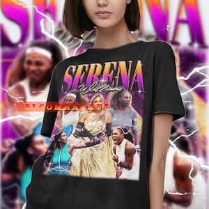 SERENA WILLIAMS Shirt, Serena Williams Vintage Shirt, Serena Williams Retro 90s Tshirt, Serena Williams Bootleg Tee