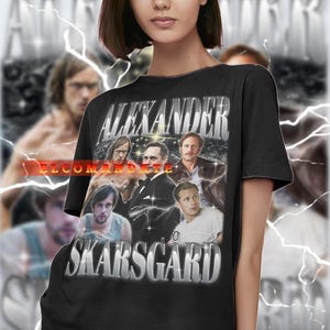 ALEXANDER SKARSGÅRD Vintage Shirt, Alexander Skarsgård Homage Tshirt, Alexander Skarsgård Fan Tees, Alexander Skarsgård Retro 90s Sweater,