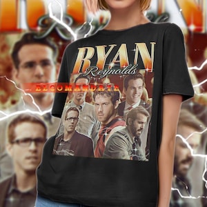 RYAN REYNOLDS Shirt, Ryan Reynolds Vintage Shirt, Ryan Reynolds Retro 90s Tshirt, Ryan Reynolds Bootleg Tee, Ryan Reynolds Sweater